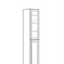 Floating High Storage Cabinet (IKEA Bathroom Godmorgon Range) Image 4