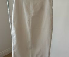 Zara pencil skirt in off white - medium