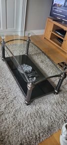 coffee table and lamp table for sale 47 x 26 and 26 x26. Open to offers