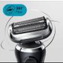 braun new series 7 smart sonic shaver with smart dock station clean charge Wet and Dry Electric Shaver Image 6