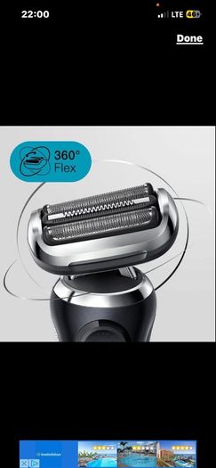 braun new series 7 smart sonic shaver with smart dock station clean charge Wet and Dry Electric Shaver