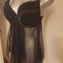 BNWT Ann Summers Ebony padded underwired  babydoll Black size UK18 EU46 cup C/D Postage included Image 3
