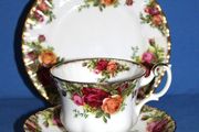 Royal Albert "Old Country Rose" Tea cup, Saucer, Side Plate