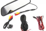 4.3" TFT LCD Auto Parking Rear View 4.3 Inch Car Mirror Monitor With 2 Video input For Rear View Camera