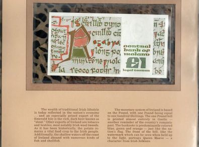 Most Treasured Banknotes Ireland 20-02-1984 1 Pound P-70c UNC ABI 904674