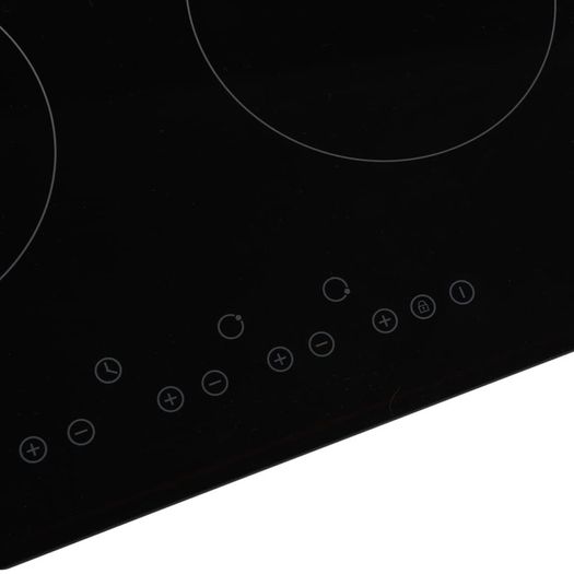 Ceramic Hob with 4 Burners Touch Control 6600 W