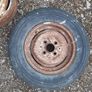 Miscellaneous old car steel wheels Image 3