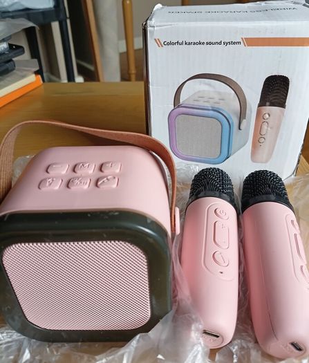 Child's Karaoke Machine &LED Light