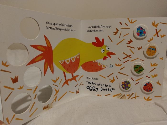 Five Funny Eggs Hardback Board Book