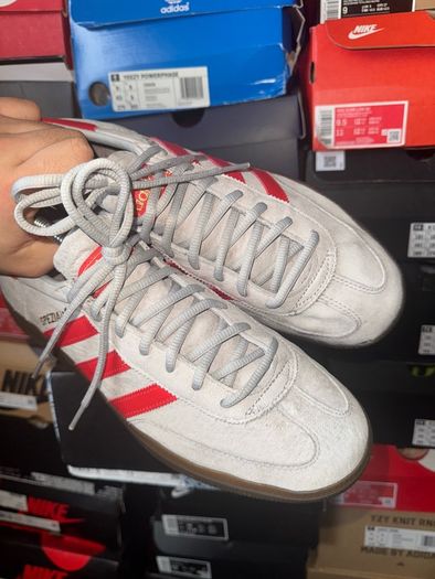 Adidas Handball Spezial Grey Hi-Res Red EF5747