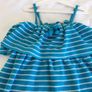 Beautiful girls turquoise towelling summer beach dress by Onme Age 4 - 5 Image 2