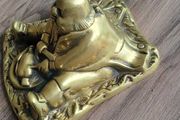 19th century solid brass inkwell
