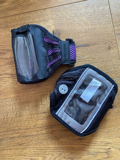 Black Phone Arm Band Pouch Holder for Running