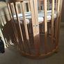Mon Lit Cabane 7 in 1 Oval Evolving Cot, Natural Like New Image 10