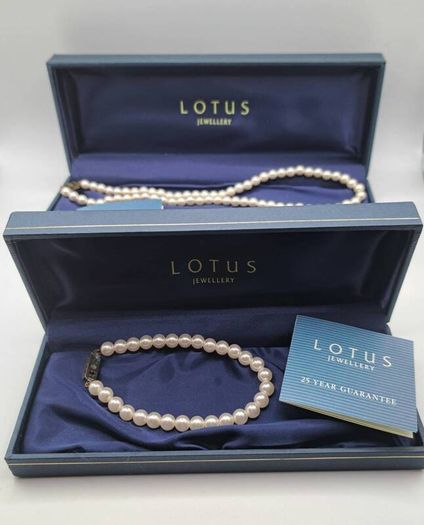 Vintage sterling silver lotus set