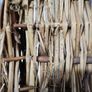Vintage Basket Garden Flower Gathering Wicker Hand Image 4