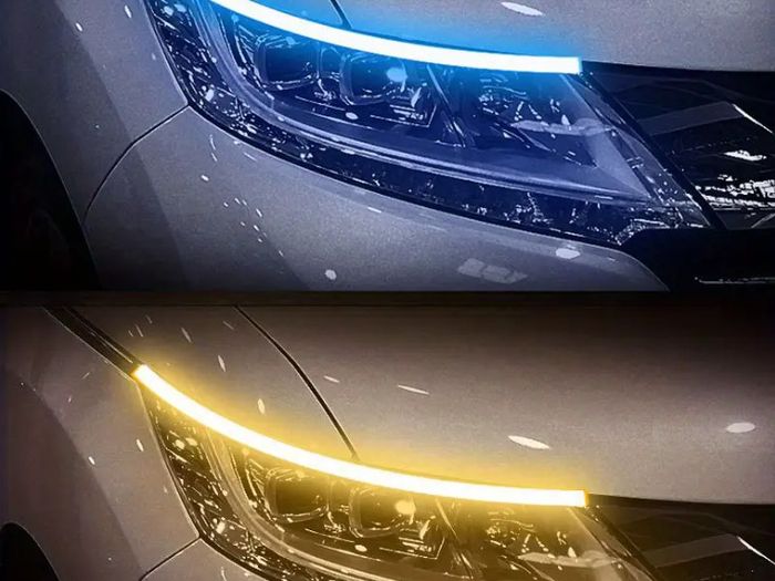 White light with  YellowTurn signal