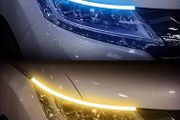 White light with  YellowTurn signal