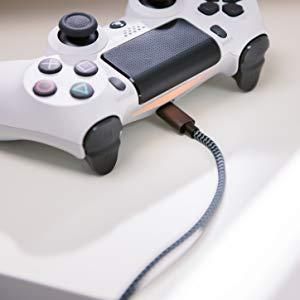 RAMPOW 2M Micro USB Fast Charging QC 3.0/2.0 & Data Sync Nylon Braided Cable (Brand New/Warranty)