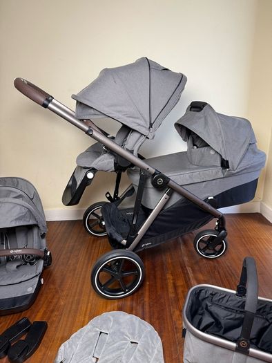 Cybex Gazelle S double pram twin buggy travel system