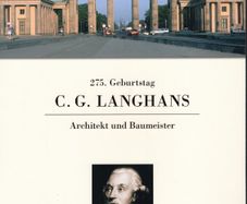 Germany. Deutsche Post sheet commemorating Birth anniversary of Carl Gotthard Langhans (1732-1808) Architect and Master Builder with details in German. Best know for Brandenburg Gate with stamps of his projects