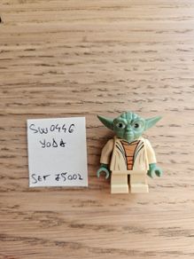 lego sw0446 yoda, set 75002