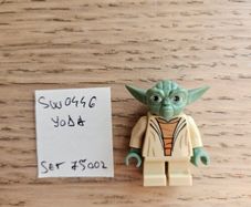 lego sw0446 yoda, set 75002