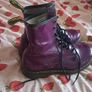 purple doc martens Image 2