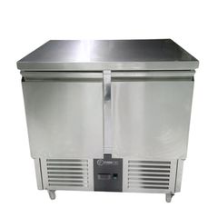 Finntec Commercial 2 Door Undercounter Fridge  Stainless Steel