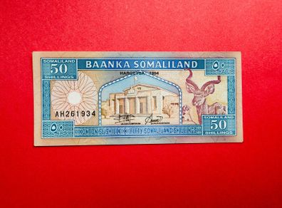 Somaliland  50 Shillings. 1994 Pick 17a  Unc