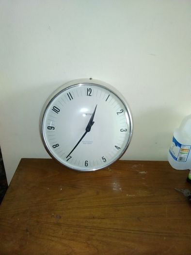 Vintage smiths industrial design wall clock .