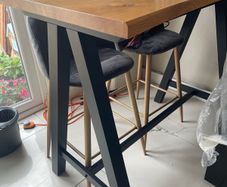 bar table and stools