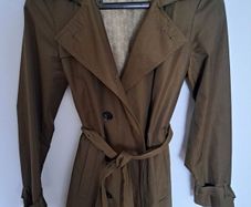 Michael Kors Belted Khaki coat S