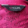 Yours pink leopard print sleeveless cardigan (size 26-28) Image 7