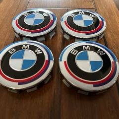 BMW 68mm x4 pcs 50th anniversary caps