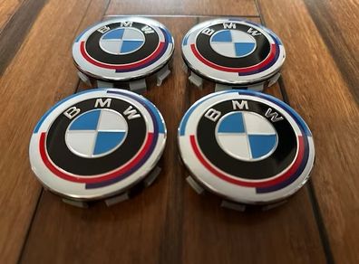 BMW 68mm x4 pcs 50th anniversary caps