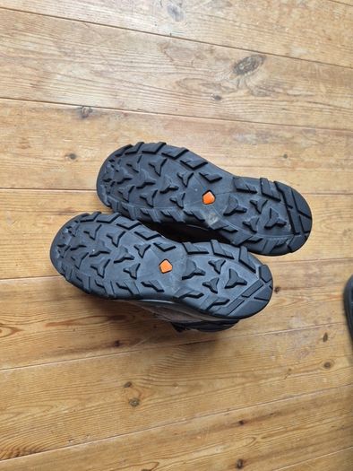 Decathlon Kids high-rise, waterproof hiking boots UK 4 EU 37, MH900 - Blue