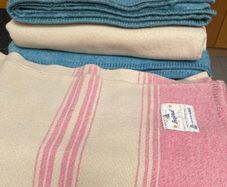 Foxford wool blankets x 3