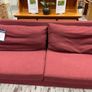 Red 3 Seater Sofa Image 2