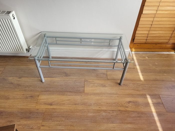 glass coffee table