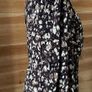 dress FatFace midi v neck 3-4 sleeves  size 16 brown floral pattern black beige BNWT Image 7