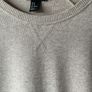 sweatshirt H&M long beige sweatshirt with curved hemline medium Image 5