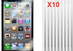10x New Iphone 5 Clear Screen Protector Guarder 10 In 1 Pack