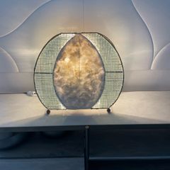 large handmade table lamp