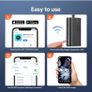 DEPSTECH WiFi Endoscope Inspection Camera, 1200P HD Wireless Borescope with Light, IP67 Waterproof, 3.5M Semi-Rigid Snake Camera Cable, Compatible with iPhone & Android Smartphone, Tablet Image 4