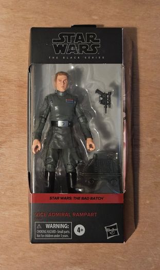Star Wars The Bad Batch Vice Admiral Rampart 6" Scale Black Series New & Unopened