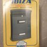 NEW Alubox Ibiza Italian Made Letterbox Cast Iron Grey Image 2