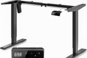 Height Adjustable Electric Standing Desk Frame Two-Stage with Heavy Duty Steel Stand up Desk Computer Desk with Automatic Memory Smart Pannel AVAILABLE IN BLACK/WHITE (FREE POSTAGE)