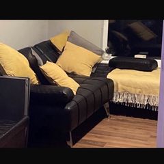 Black sofa bed
