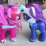 Duo 2 x Power Ponies Twilight Sparkle and Rariry Brushable Large  6inch MLP G4 My Little Pony 2016 Image 5